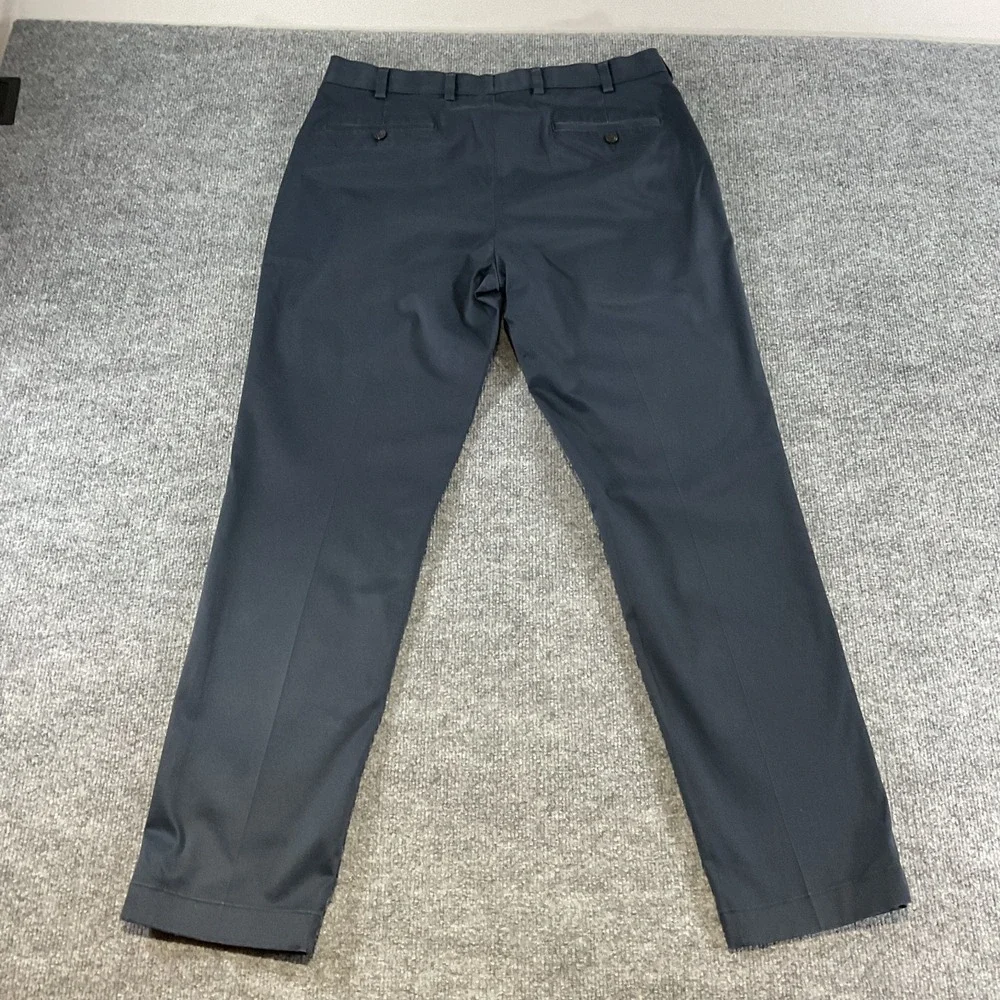 Brooks Brothers Advantage Chino Milano 35x31 Navy Slim Fit Lightweight Stretch D